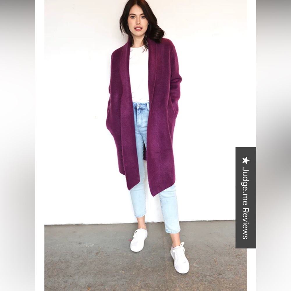 Thick sweater jacket
